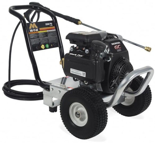 Mi-T-M Work Pro® (WP) Gasoline Series Power Washer - 3000 PSI @ 2.3 GPM, Direct Drive, Honda Engine