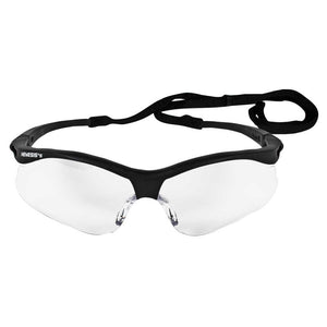 Kimberly-Clark Jackson Safety V30 Nemesis (Small) Safety Eyewear - Black Frame - Clear Lens - 12/BX