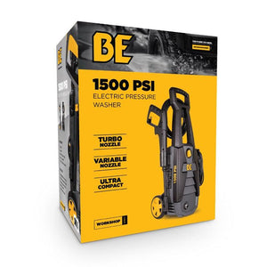 BE P1415EN Workshop 1500 PSI @ 1.4 GPM Powerease AR Pump Cold Water Electric Pressure Washer