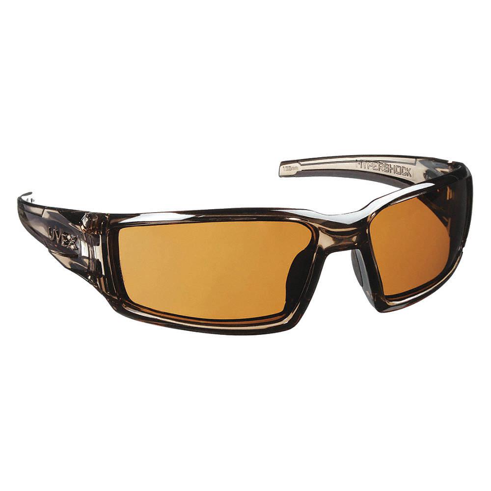 Honeywell UVEX Hypershock™ Anti-Fog Safety Glasses , Espresso Lens Col