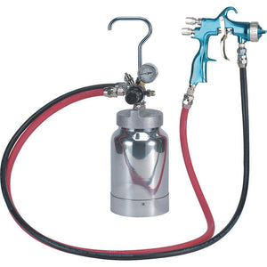 Binks 98-3158  2-quart Pressure Outfit w/ Trophy Touch Up HVLP Pressure Feed Spray Gun (for Solvent Based Materials)