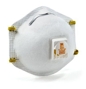 3M™ 8511 N95 Particulate Respirator - 10/BX (1587251839011)
