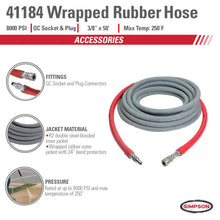 Load image into Gallery viewer, 8000 PSI - 3/8&quot; X 50&#39; Hot Water Pressure Washer Hose by Simpson