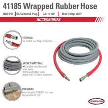 Load image into Gallery viewer, 8000 PSI - 3/8&quot; x 100&#39; Hot Water Pressure Washer Hose by Simpson