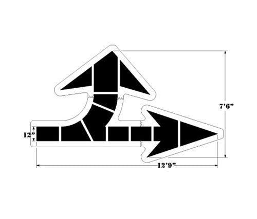 NEWSTRIPE Large Federal Combination Arrow