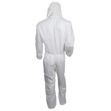 Load image into Gallery viewer, Kimberly Clark Kleenguard A30 Breathable Splash &amp; Particle Protection Apparel Coveralls - Zipper Front w/1&quot; Flap, Elastic Back, Wrists, Ankles &amp; Hood - XL - 25 Each Case