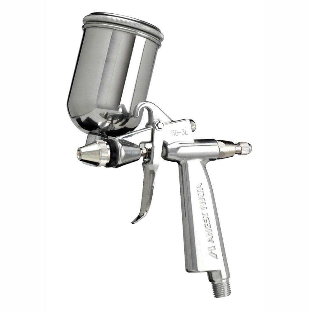 IWATA RG-3L-2 0.6MM Gravity HVLP Round Pattern Spray Gun  w/ PC-61 130ml. SIde Cup