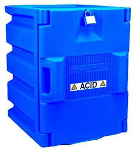 Justrite- Blue Polyethylene Storage Cabinets for Corrosives (1587754893347)