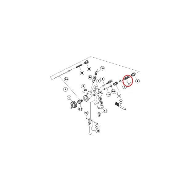 Iwata Air Valve Spring LPH100/300/440