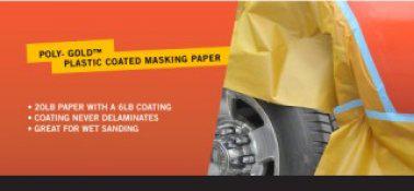 Trimaco Automotive Poly Gold Masking Paper 18