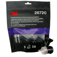 Load image into Gallery viewer, 3M Performance Gravity HVLP Atomizing Head Refill Kit Red 2.0 5/Case