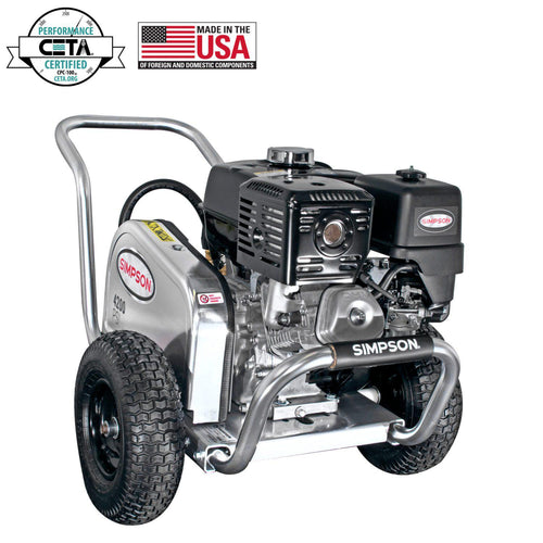 4200 PSI @ 4.0 GPM Cold Water Belt Drive Gas Pressure Washer by SIMPSON (49-State)