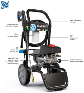 AR Blue Clean 3000 PSI @ 1.3 GPM  120V 60Hz Electric Power Pressure Washers