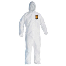 Load image into Gallery viewer, Kimberly Clark Kleenguard A30 Breathable Splash &amp; Particle Protection Apparel Coveralls - Zipper Front w/1&quot; Flap, Elastic Back, Wrists, Ankles &amp; Hood - XL - 25 Each Case