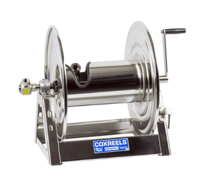 Cox Hose Reels -1125 SS "Stainless Steel" Series - Hand Crank - 17.63" Length (1587268681763)
