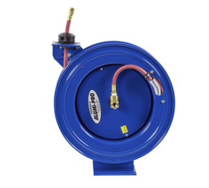 Spring Driven Hose Reels 300psi - 3/8" Hose Dia. 50' Length - w/Hose