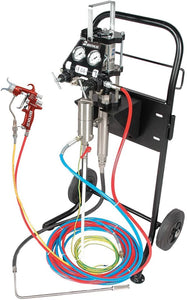 BINKS MX412 12:1 Pump Cart Mounted System for Air-Assist & Airless Finishing