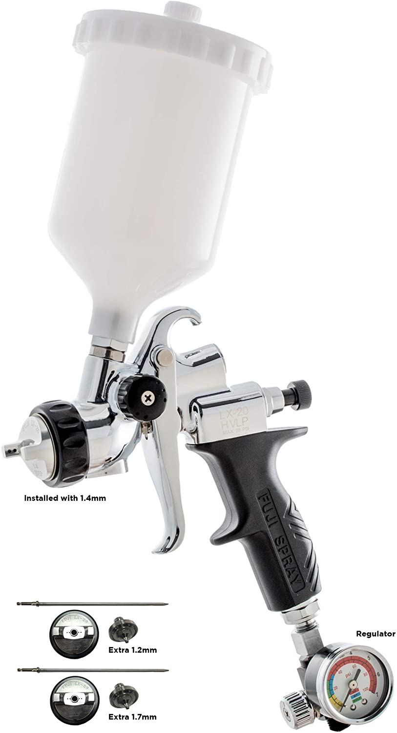 Fuji Spray LX-20 Gravity - 1.4mm - 600cc Cup + Kit