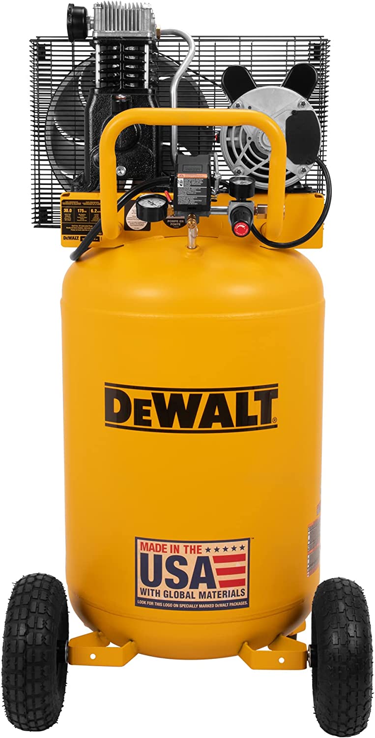 DeWALT 30-gal 2HP 175PSI Vertical Portable Single Stage Electric