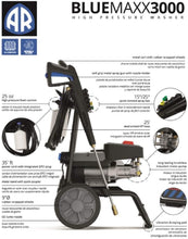 Load image into Gallery viewer, AR Blue Clean 3000 PSI @ 1.3 GPM  120V 60Hz Electric Power Pressure Washers