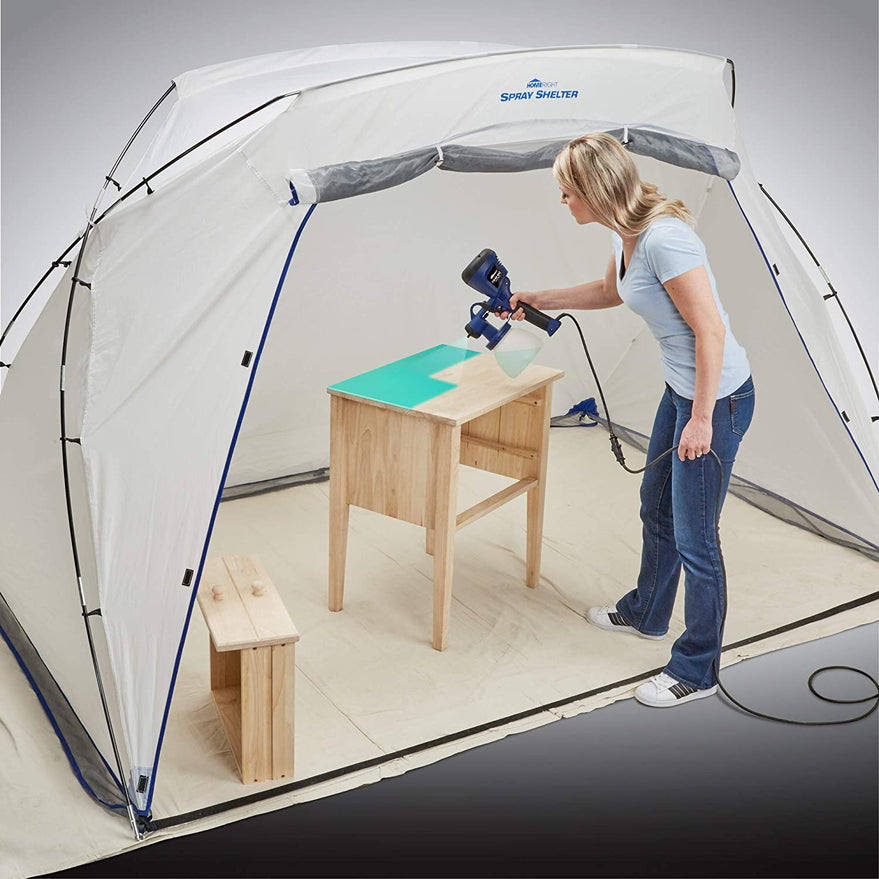 Wagner C900038.W Spray Shelter - 8.5 ft. x 6 ft. White Polyester