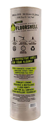 Trimaco Floorshell® 38″ x 100′′ Heavy Duty Temporary Surface Protection (Pack of 16)