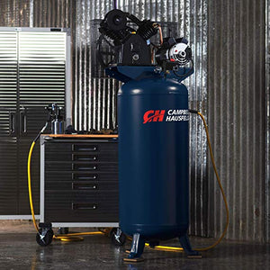 Campbell Hausfeld 3.7-HP 60-Gallon Two Stage Air Compressor - SCFM @ 90 PSI – 7.6 - SCFM @ Max PSI – 6.9 - 230 volt
