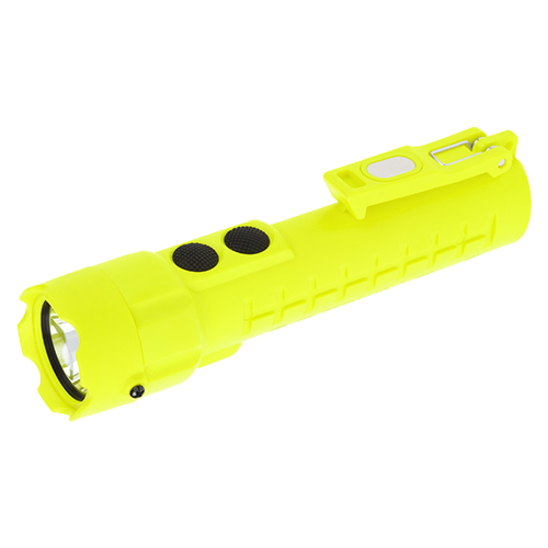 Western Technology 7453 Intrinsically Safe Dual-Light LED Flashlight (Yellow)