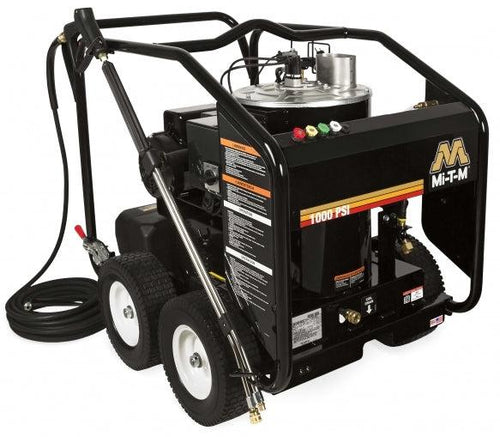 Mi-T-M HSE-1002-0MM11 HSE Series Power Washer - 1000 PSI @ 2.0 GPM, Hot Water, General Pump, Direct Drive