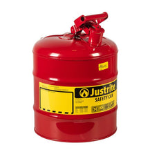 Load image into Gallery viewer, Justrite 5 Gallon Steel Safety Can for Flammables