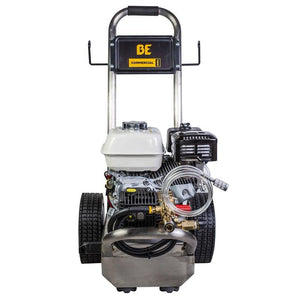 BE 196cc Honda GX200 2500 PSI @ 3.0 GPM External Unloader General TP2530J34 Pump Stainless Steel Pressure Washer