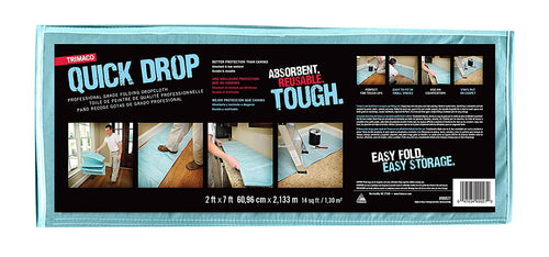 Trimaco Quick Drop 2′ x 7′ Folding Mat Drop Cloth (Pack of 4)