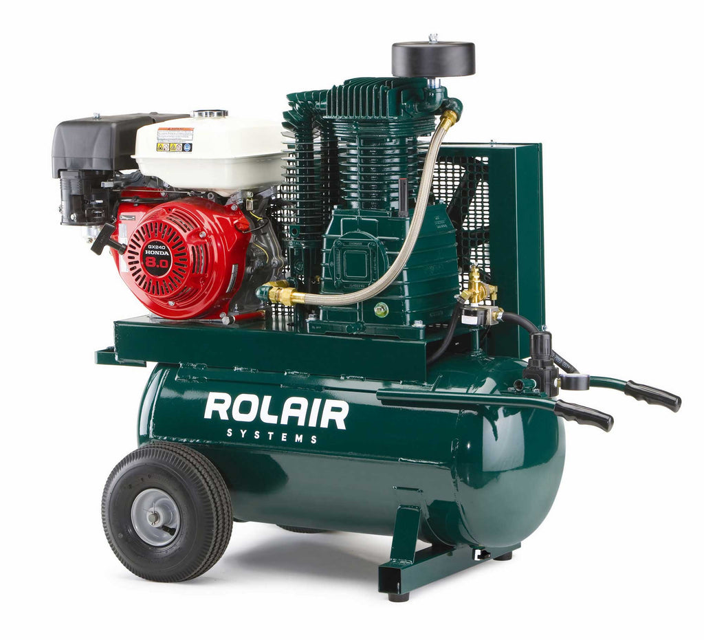 Rolair Systems 90 PSI @ 20.1 CFM 270cc Honda GX270 Engine 20 gal. Gas-Powered Air Compressor