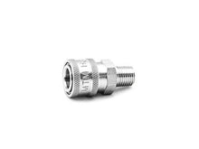 Load image into Gallery viewer, MTM Hydro 3/8&quot; Male NPT Stainless Quick Coupler