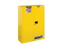 Load image into Gallery viewer, Sure-Grip® EX 45-gal.capacity Flammable Cabinet w/ 2 Doors-Self Close &amp; 2 Shelves - Yellow