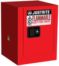 Load image into Gallery viewer, Sure-Grip® EX 4-gal.capacity Countertop Flammable Safety Cabinet w/ 1 Shelf &amp; 1 Manual Close Door