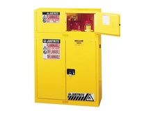 Load image into Gallery viewer, Sure-Grip® EX 12-gal.capacity Piggyback Flammable Safety Cabinet w/ 2 Manual Close - Red