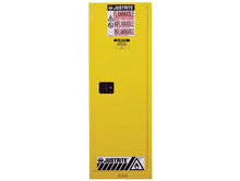 Load image into Gallery viewer, Sure-Grip® EX Slimline 22-gal. capacity Flammable Cabinet w/ 3 Shelves &amp; 1 Door-Self Close