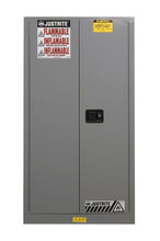 Load image into Gallery viewer, Sure-Grip® EX 60-gal.capacity Flammable Cabinet w/ 2 Shelves &amp; 2 Self-Close Doors - Gray