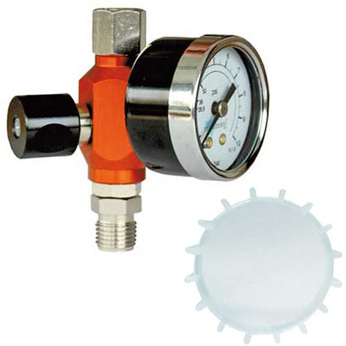 Walcom Pressure Regulator With Pressurized Analog Gauge (1/4