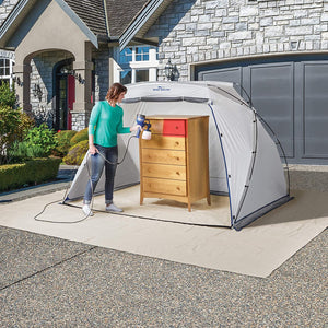 Wagner C900038.W Spray Shelter  - 8.5 ft. x 6 ft. White Polyester - Large