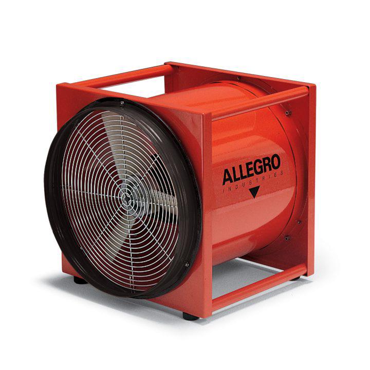 Allegro 16″ Axial AC Standard Metal Blower - 1/2HP Single Phase 115V AC, 60 Hz