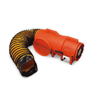 Allegro 8" Axial AC Plastic Blower w/ Compact Canister & 25’ Ducting