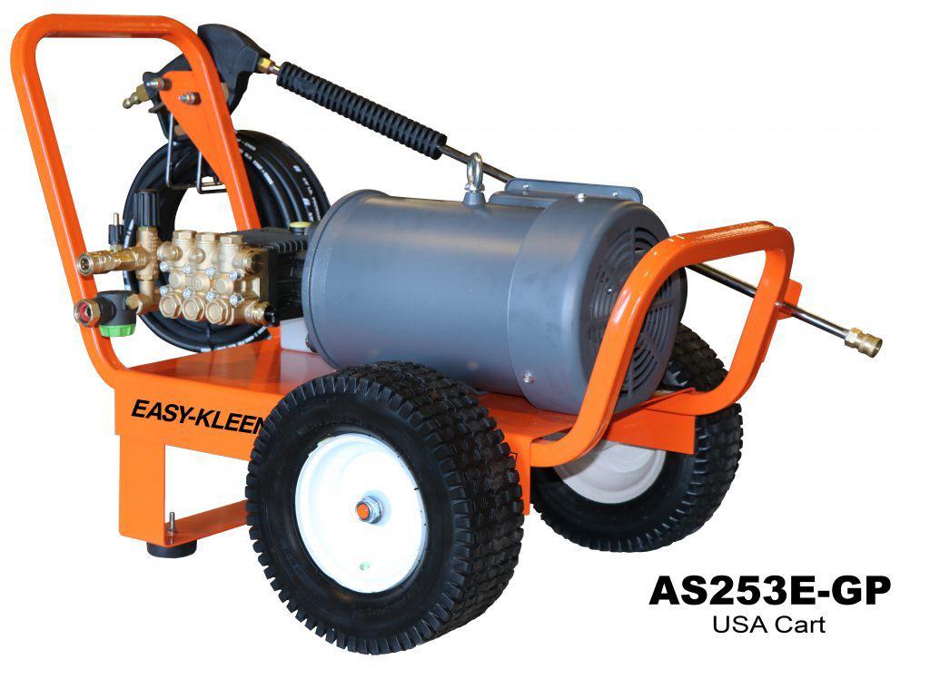 Easy-Kleen Commercial 2400 PSI @ 3.5 GPM Triplex Plunger Pump 5hp 220V Single Phase Cold Electric Pressure Washer