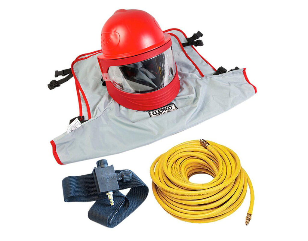 Clemco 24210 Apollo 600 HP w/ 50 ft. Respirator Hose & Air-Control Valve (ACV)