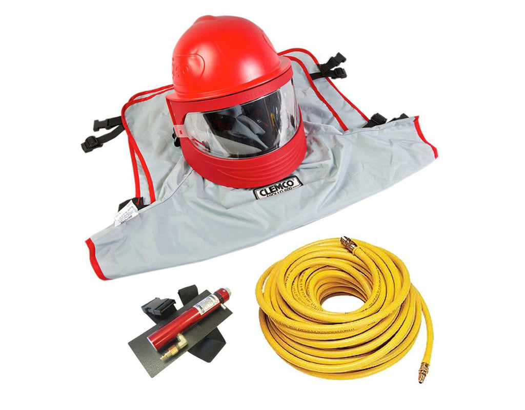 Clemco 25206 Apollo 600 HP DLX w/ 50 ft. Respirator Hose & Climate-Control Tube (CCT)