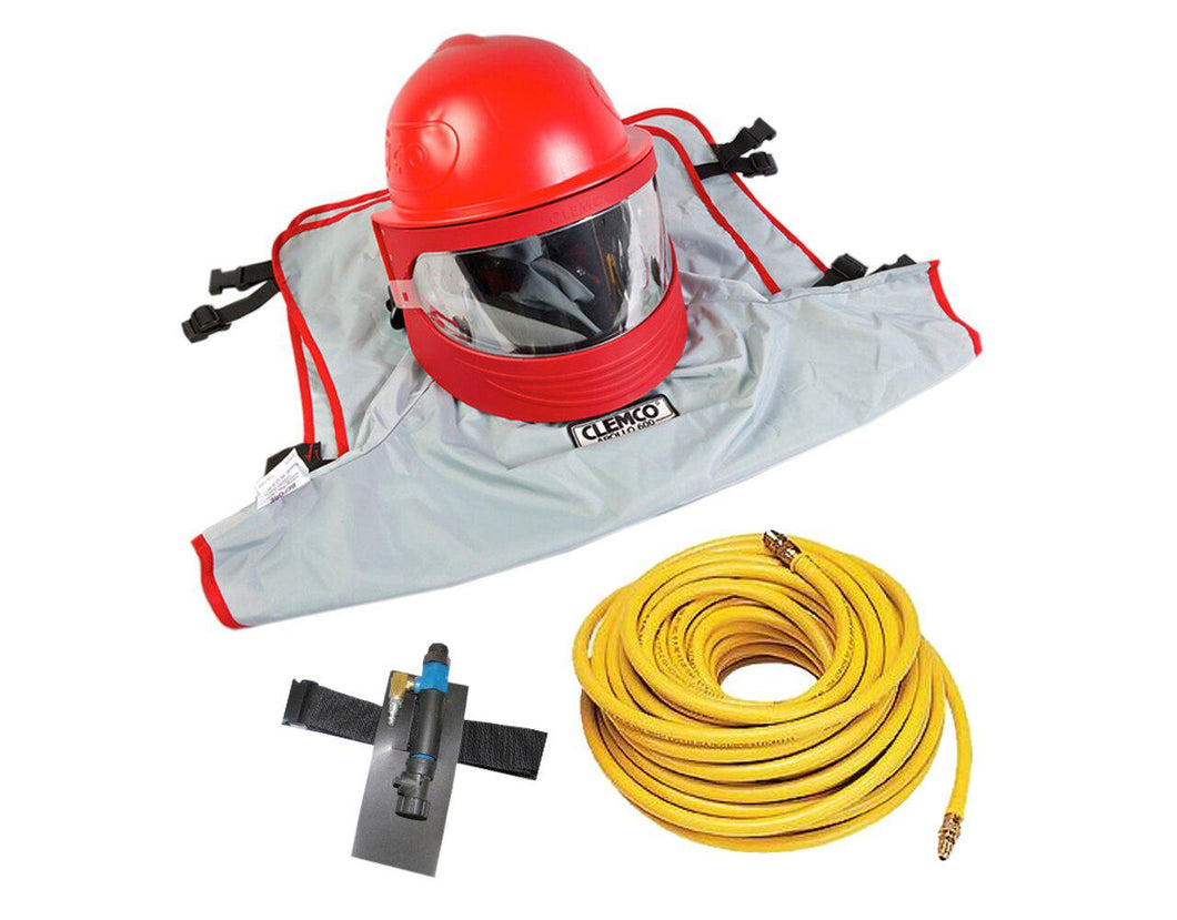 Clemco 24933 Apollo 600 HP w/ 50 ft. Respirator Hose & Clem-Cool Air Conditioner (CCAC)