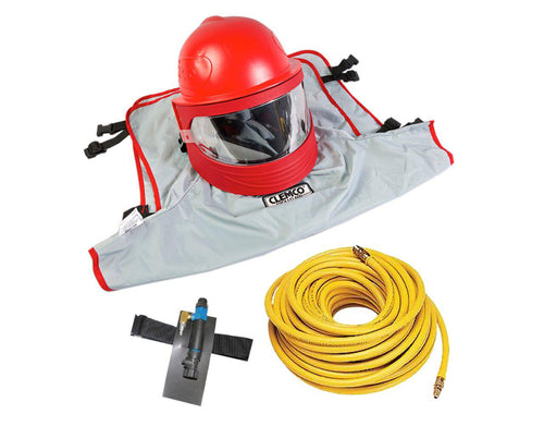 Clemco 25208 Apollo 600 HP DLX w/ 50 ft. Respirator Hose & Clem-Cool Air Conditioner (CCAC)
