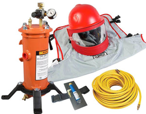 Clemco 25205 Apollo 600 HP DLX w/ 50 ft. Respirator Hose, CPF-20 Air Filter & Cool-Air Tube (CAT)