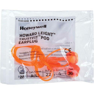 Honeywell Howard Leight TrustFit™ Pod Push-In Foam Earplugs - 100/PK (1587372654627)